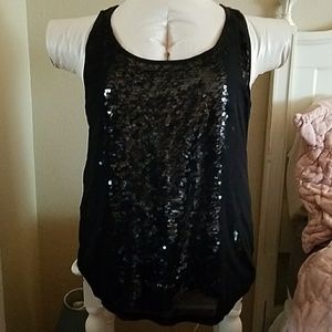 Torrid sz w Shimmer Racer Back Tank Top